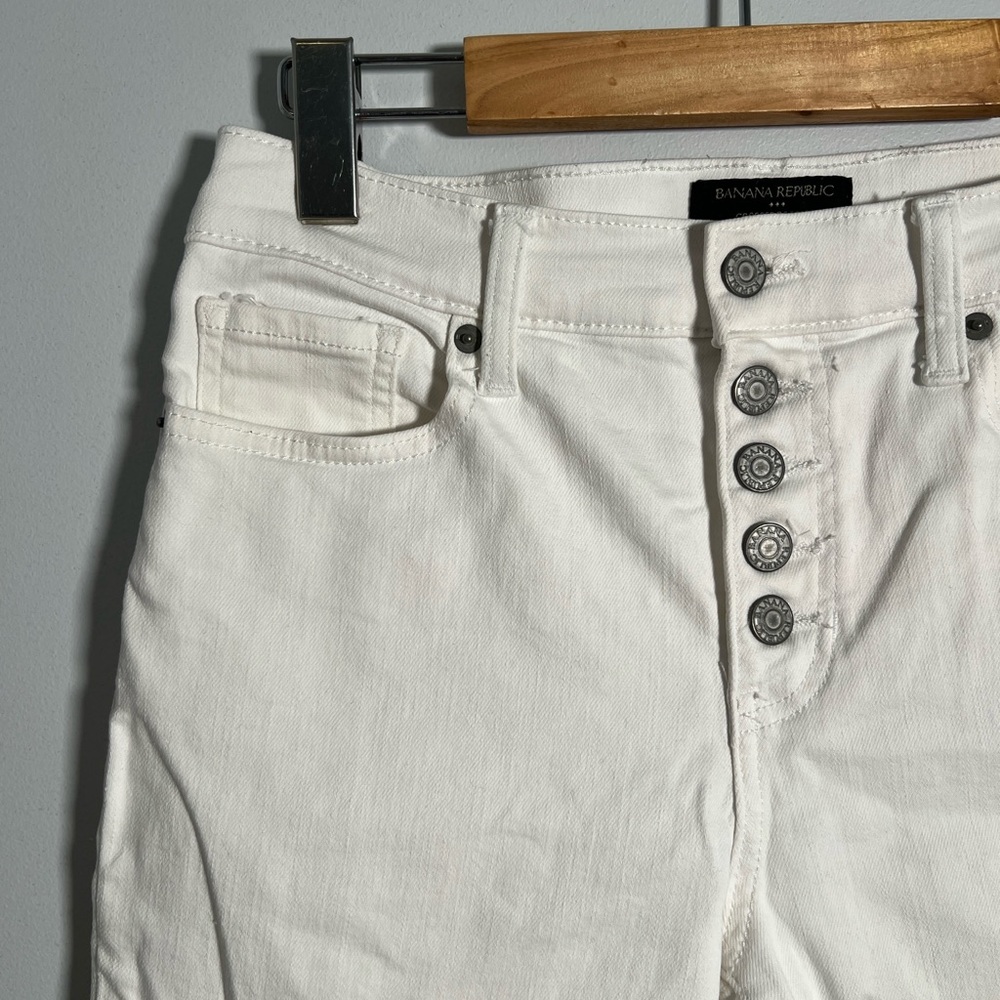 Banana Republic Off-White Jeans